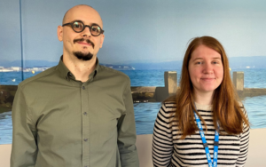 Alexandru Farcas and Ivanna Stakhiv, Junior Pharmacists, QEHKL